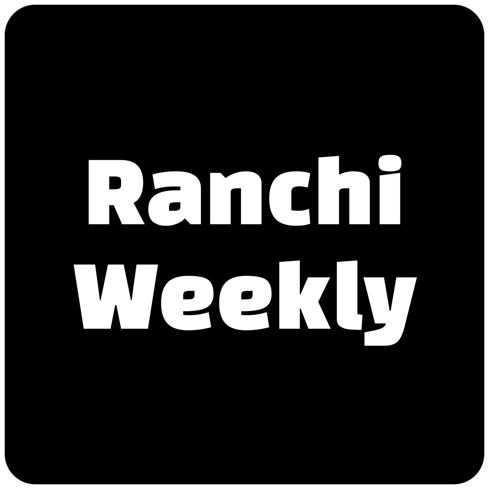 Ranchi Weekly Logo